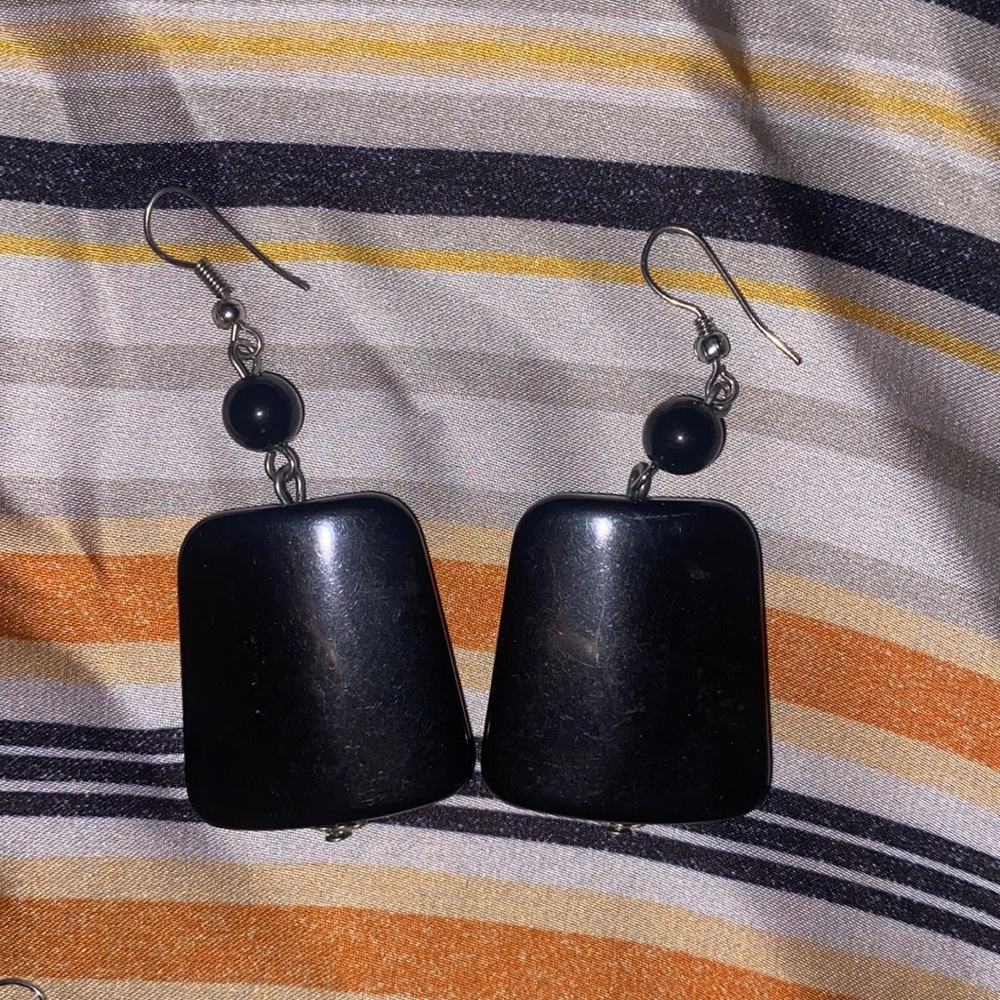 Black earrings